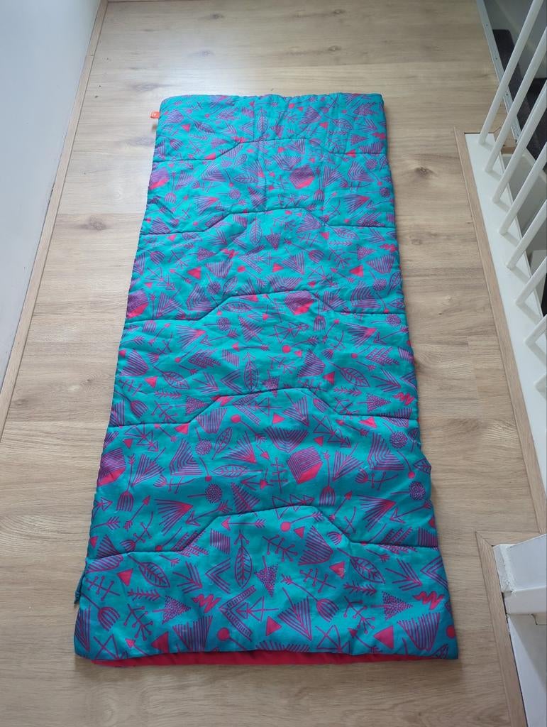 Quechua Slaapzak - Turquoise/Roze - Kinderen/Compact, Ophalen of Verzenden, Gebruikt