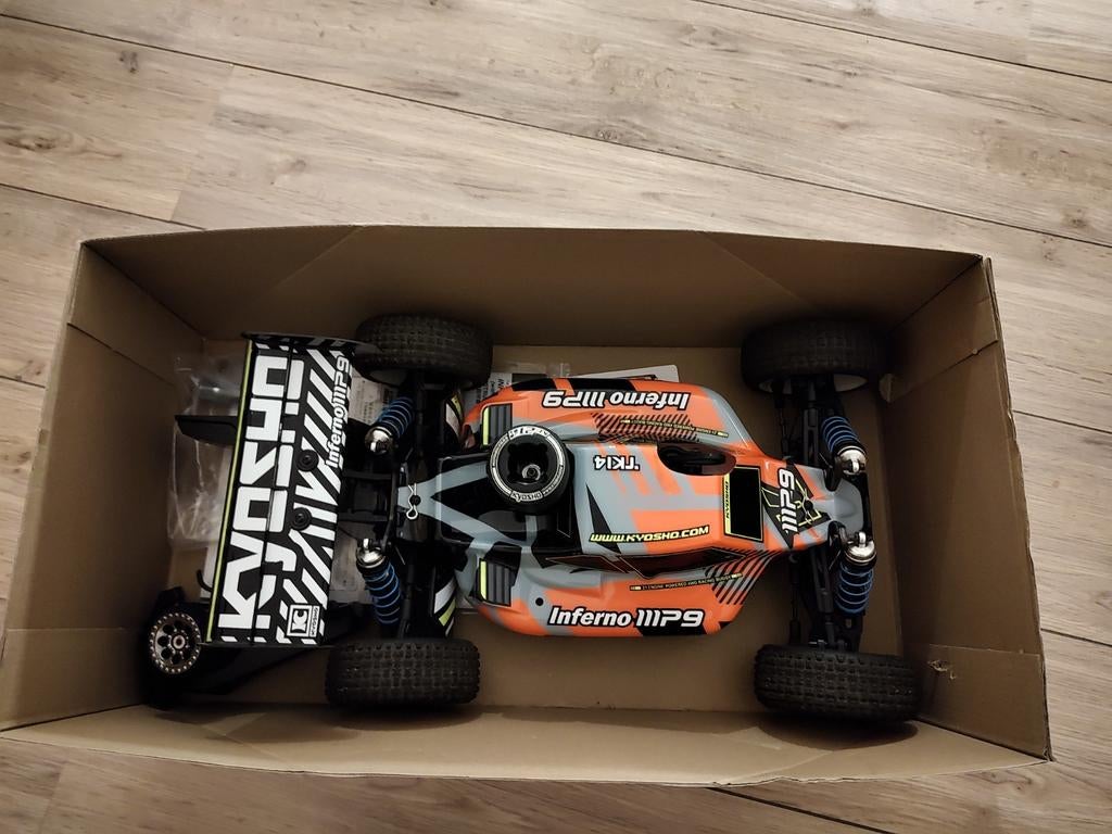 Kyosho Inferno Mp9 tki4 ready set 1/8, Ophalen of Verzenden, Nitro