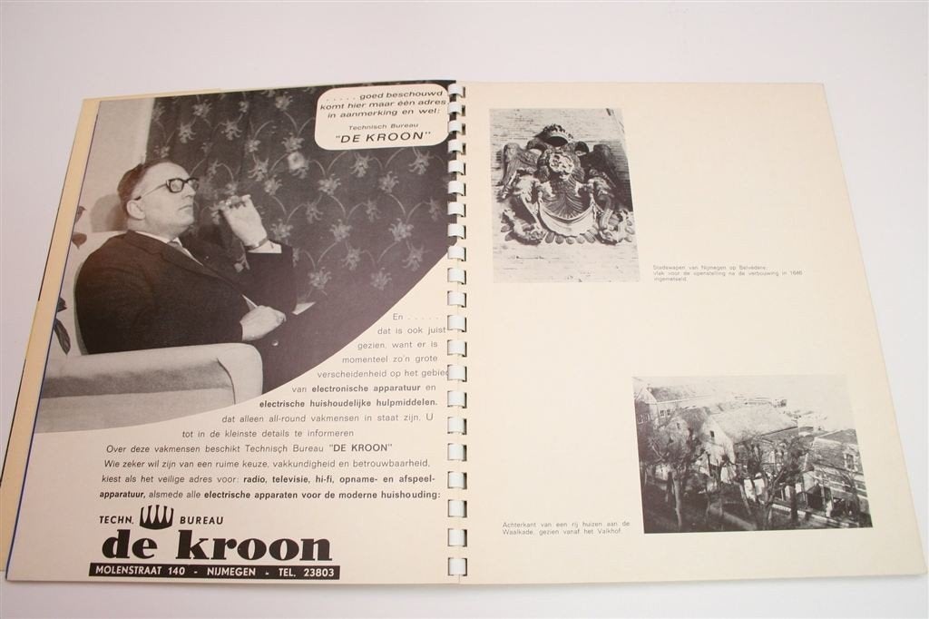 Uw Stad, Nijmegen [1966] — Fotoboek met Oude Advertenties, Ophalen of Verzenden, Gelezen