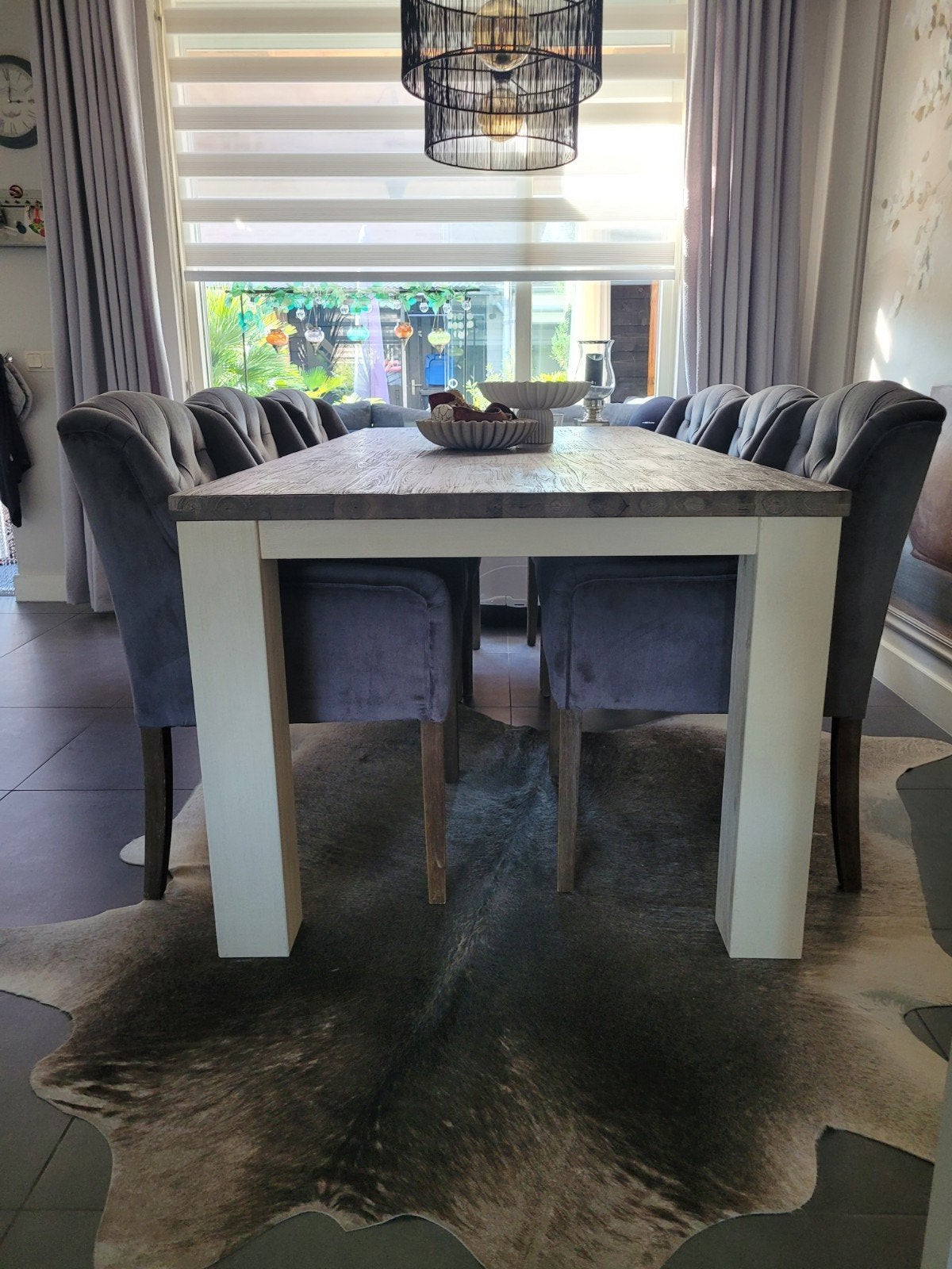 eettafel 220x100, Ophalen, Zo goed als nieuw
