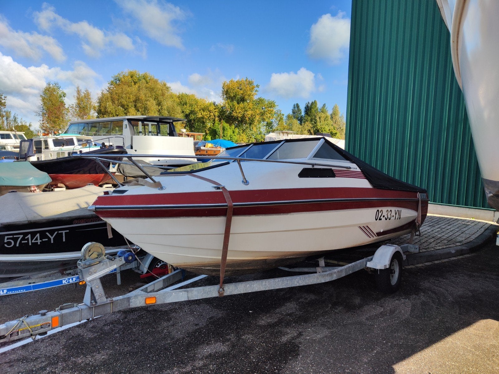 Glastron cx19 met trailer, Watersport en Boten, Ophalen, Overige merken, 70 cm, Gebruikt