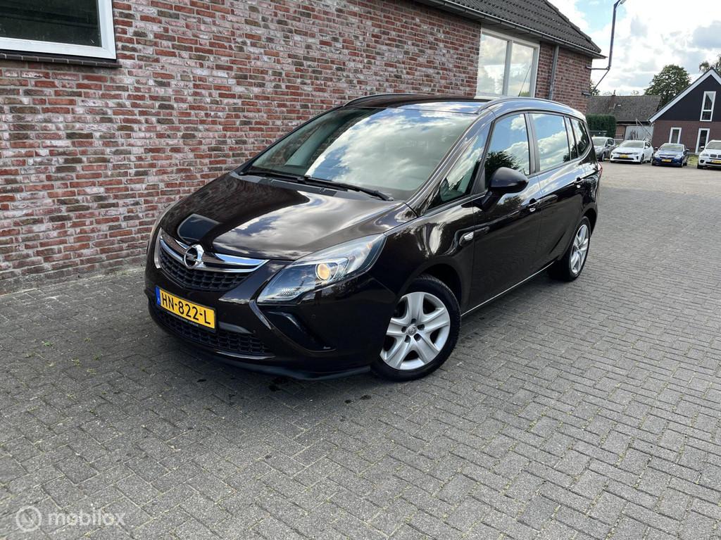 Opel Zafira Tourer 1.4 Cosmo, Euro 5, 4 cilinders, Bruin, Parkeersensor