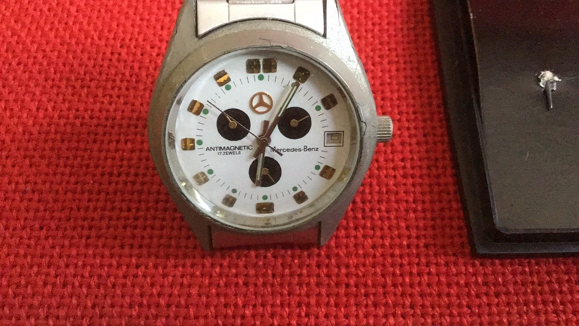 MERCEDES BENZ RESTANTJE LOT 6x INCL. HORLOGE, MODELLEN ETC., Ophalen of Verzenden, Gebruikt, Overige typen, Overige merken
