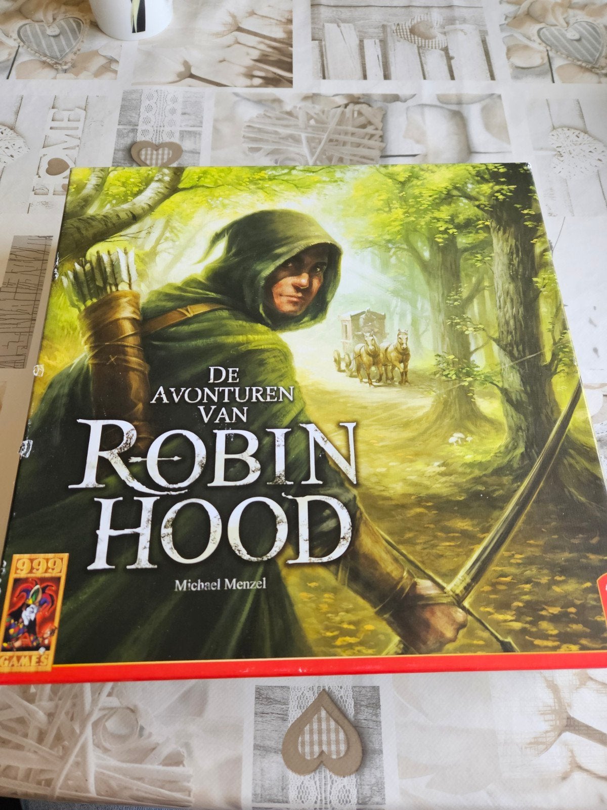 De Avonturen van Robin Hood  bordspel, Hobby en Vrije tijd, Gezelschapsspellen | Bordspellen, Ophalen of Verzenden, Gebruikt
