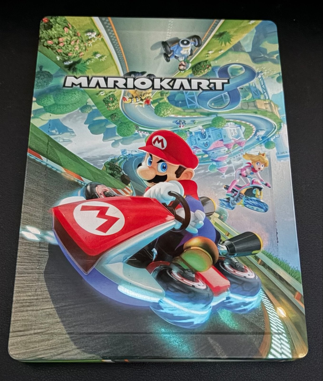 Mario Kart 8 Steelcase Edition - wii u, Gebruikt, Racen en Vliegen, Eén computer, Ophalen of Verzenden