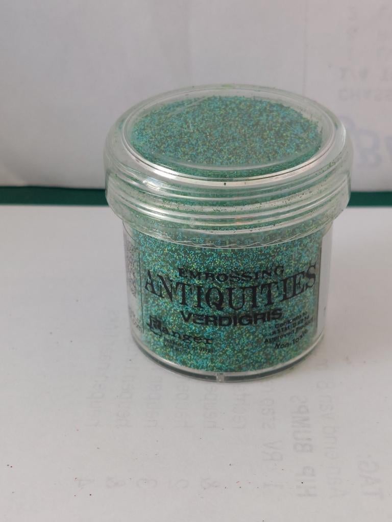 Ranger Embossing poeder Antiquities Verdi Gris, Ophalen, Nieuw, Clearstamp