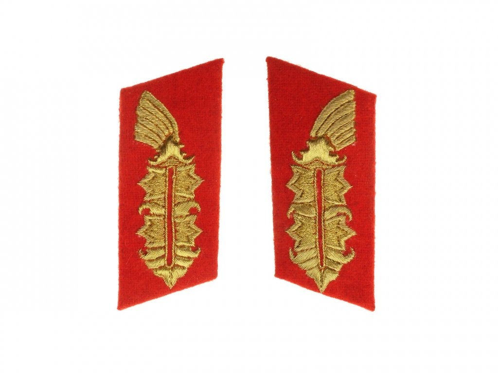 Kraagspiegel,Set,Duitsland,Generaal,Wehrmacht,WWII, Verzamelen, Verzenden, Landmacht, Duitsland, Kleding of Schoenen