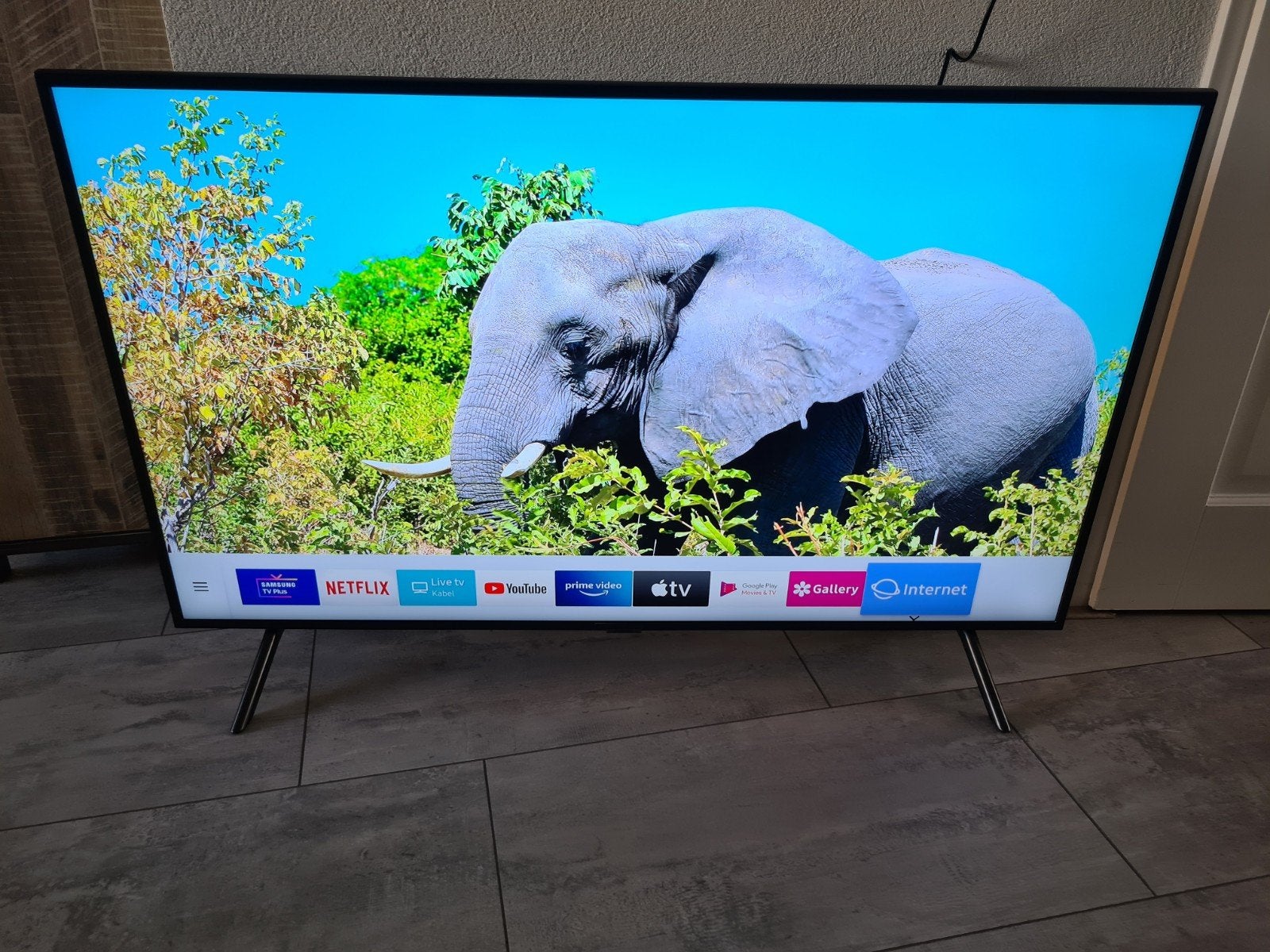 Samsung led smart 4K tv ue55nu7021, Ophalen, LED, 50 Hz, Zo goed als nieuw