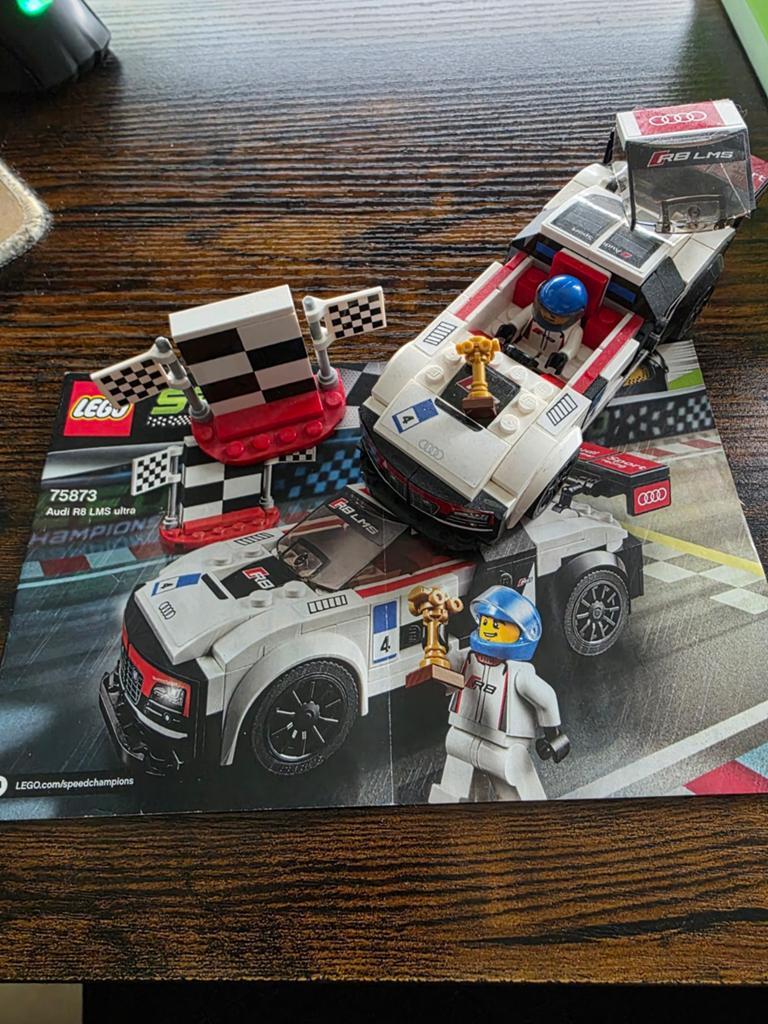 LEGO Speed Champions Audi R8 LMS ultra (75873), Compleet, Lego, Zo goed als nieuw, Complete set
