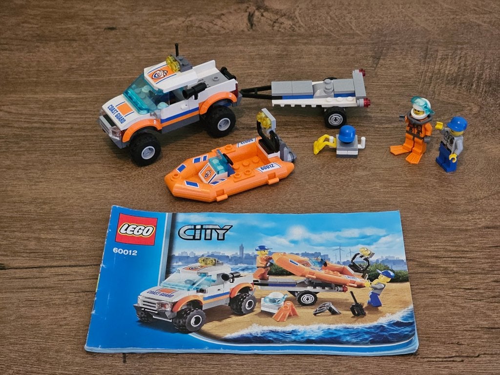 LEGO City 60012 - Coast Guard 4x4 & Diving Boat, Compleet, Lego, Ophalen of Verzenden, Complete set