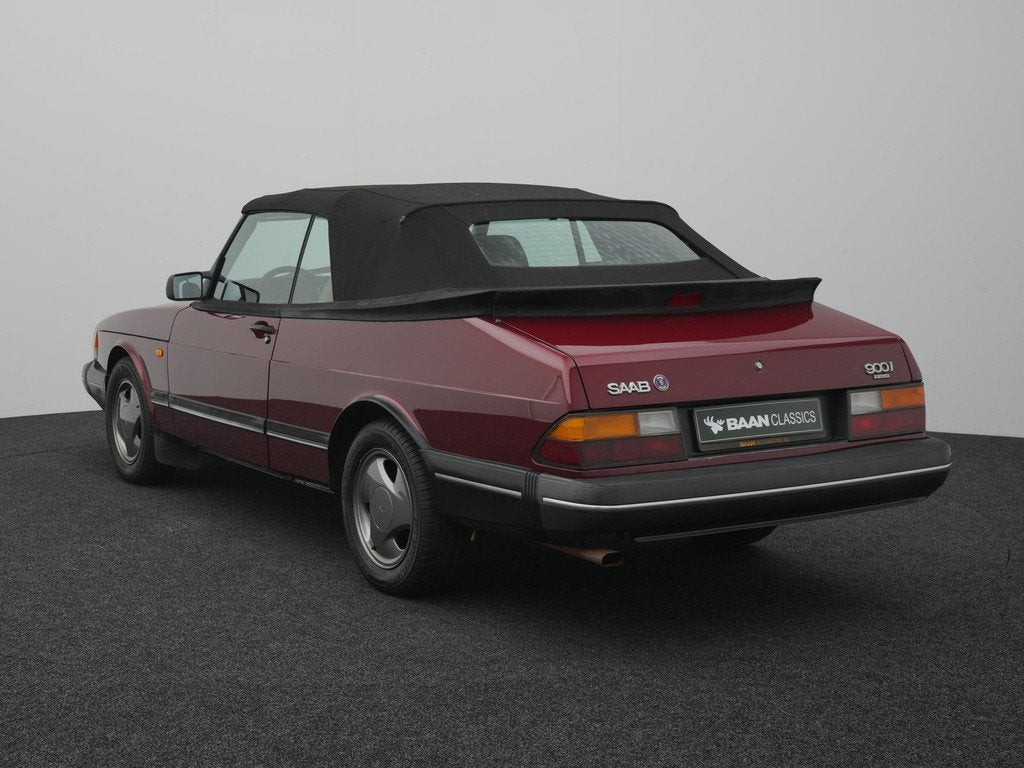 Saab 900 Cabrio 2.0i-16 (bj 1993), Auto's, Voorwielaandrijving, Cabriolet, Bedrijf, Handgeschakeld