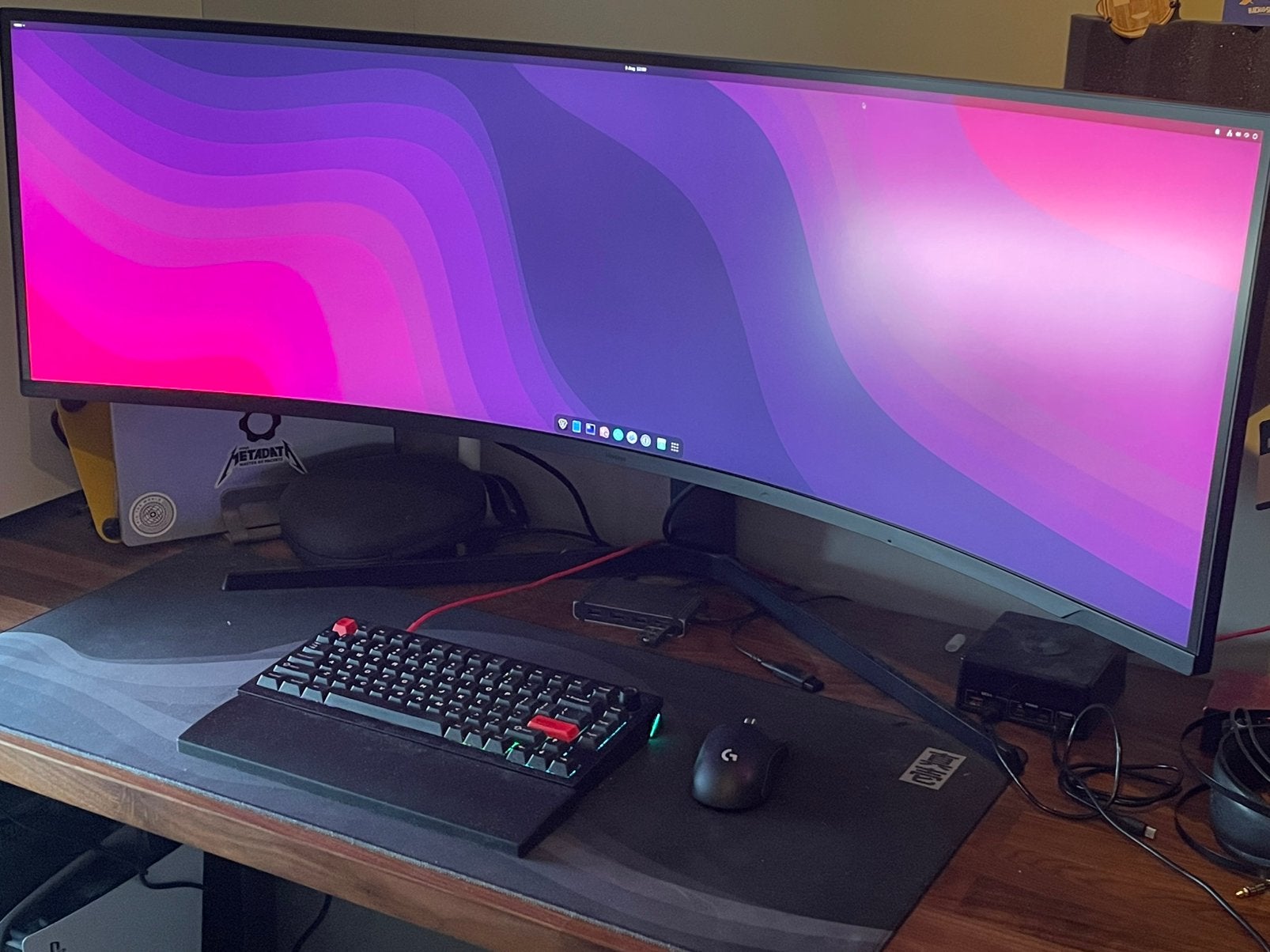 Samsung Odyssey Neo curved monitor  49" Mini-LED 240Hz, Computers en Software, Monitoren, Curved, VA, Minder dan 1 ms, Zo goed als nieuw