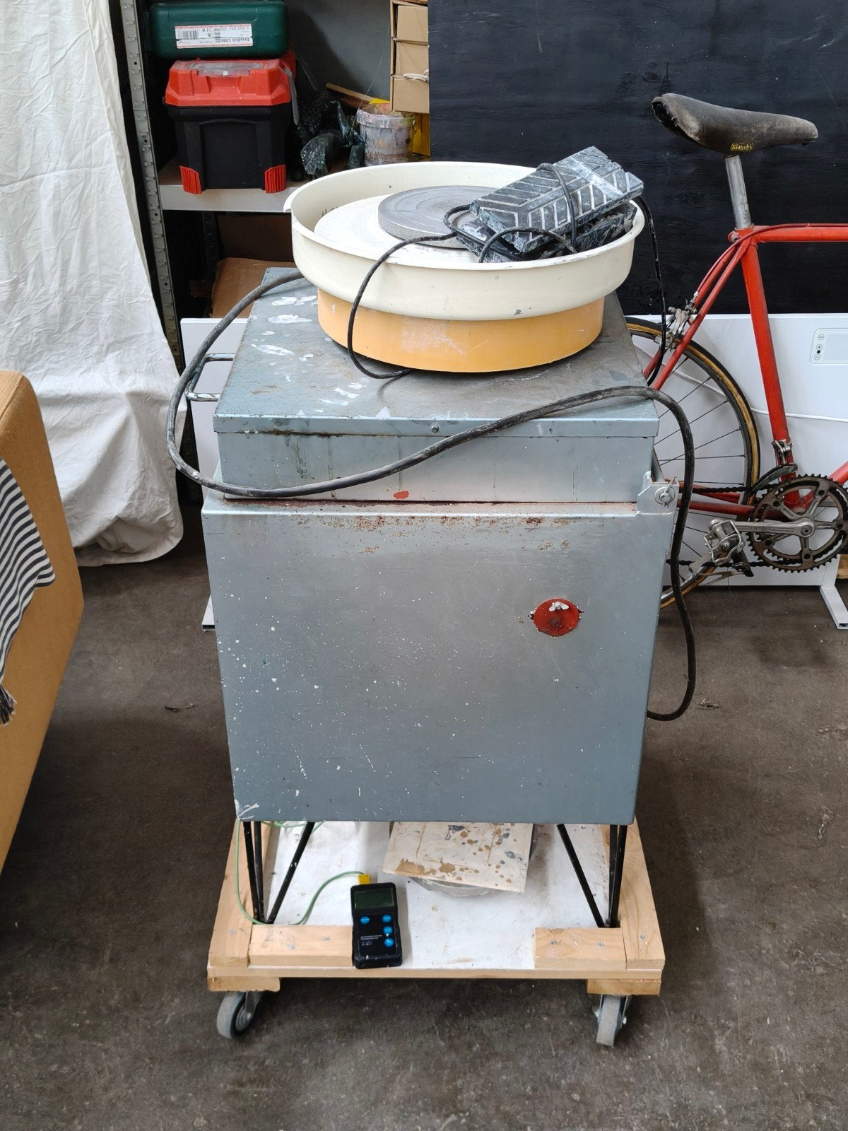 handmatige oven en kleine draaischijf, Ophalen