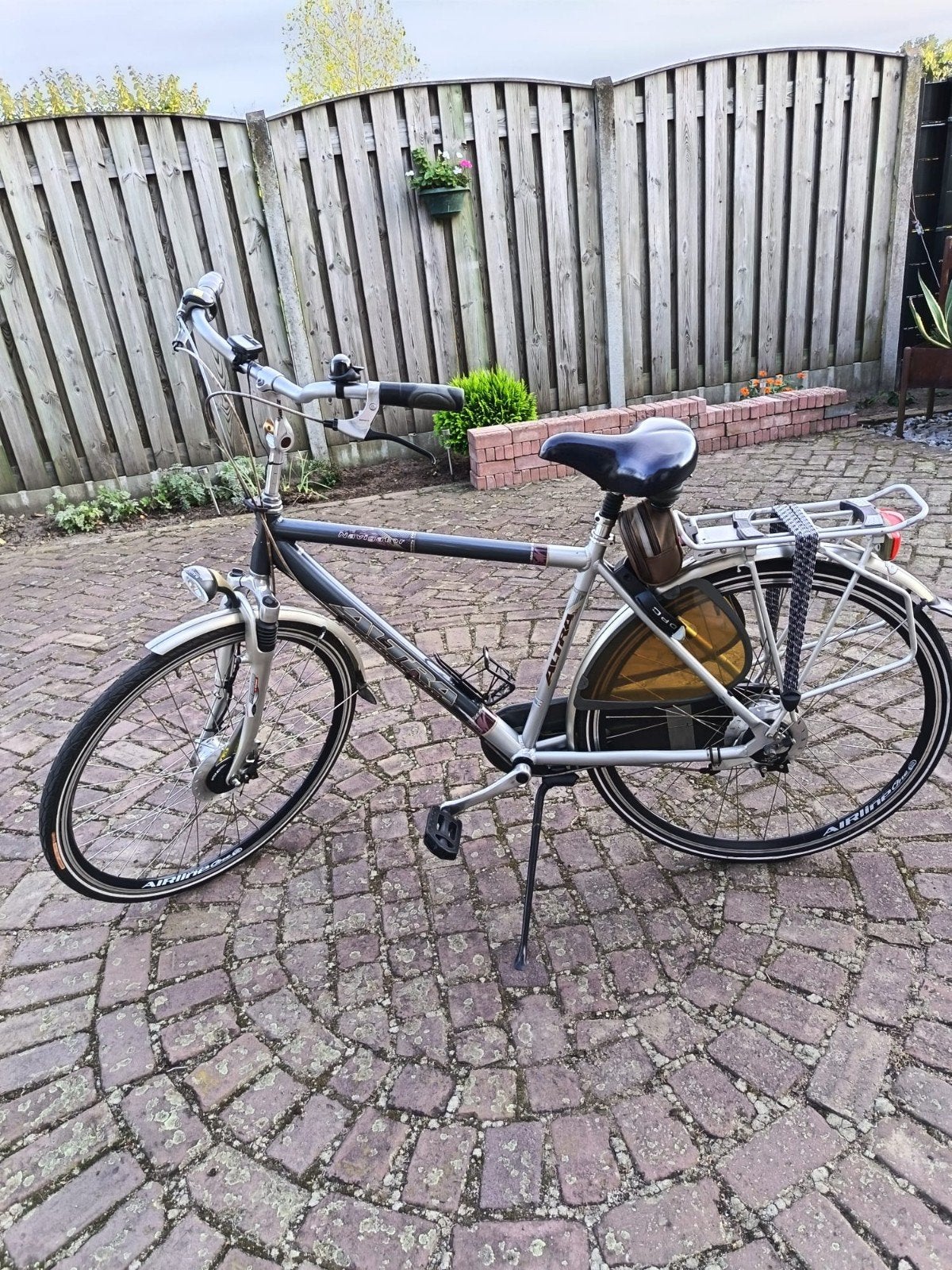 Herenfiets Altra, 8 versnellingen, framehoogte 50 cm, Gebruikt, Versnellingen, 49 tot 53 cm, Trommelrem