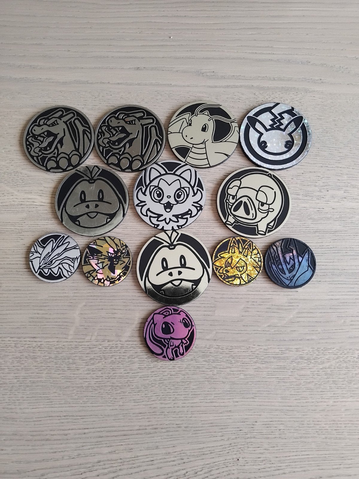 pokémon munten te koop, Ophalen of Verzenden, Zo goed als nieuw, Overige typen, Foil