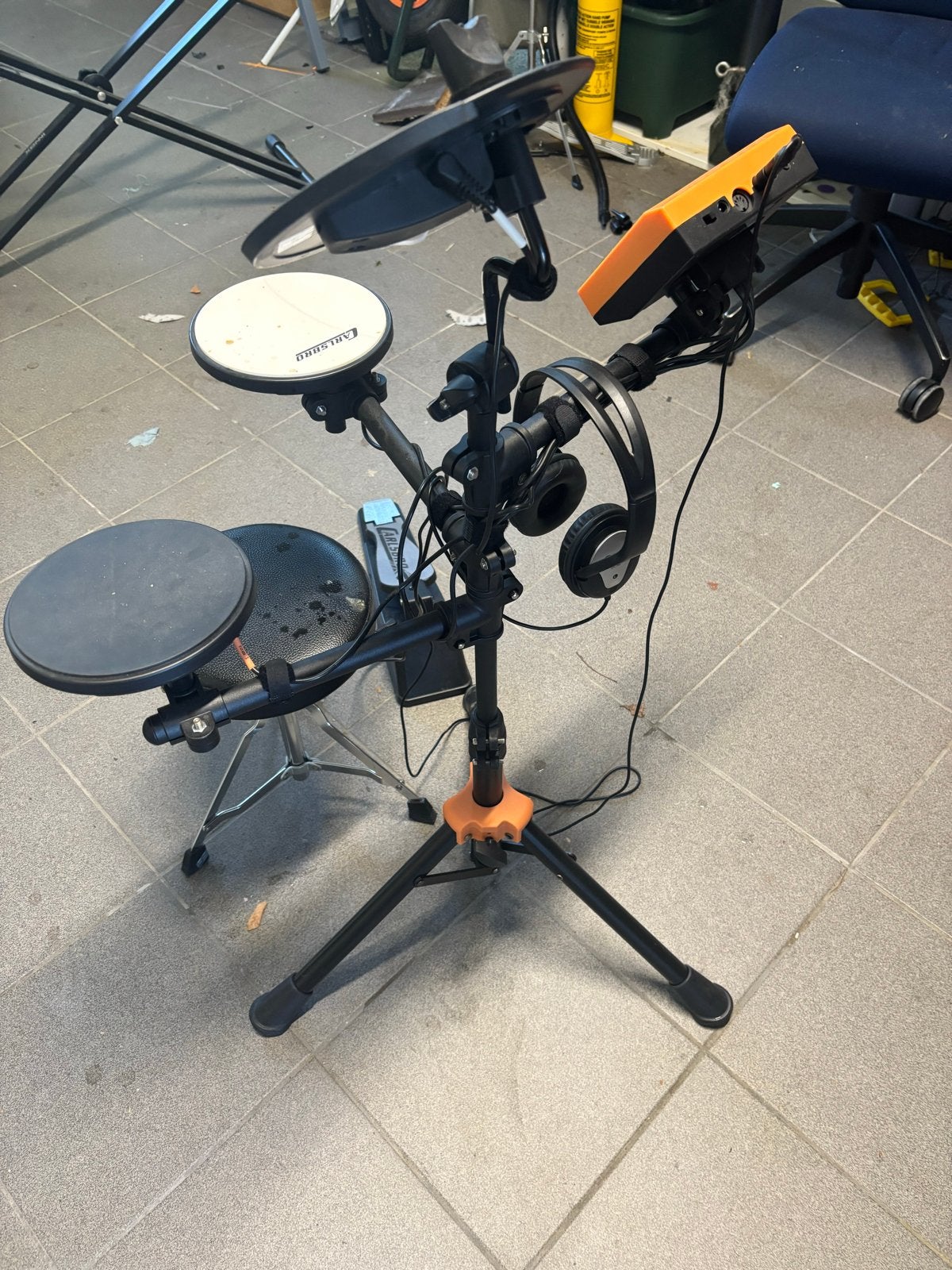 Carlsbro Rock50 Elektronisch Drumstel met Koptelefoon, Ophalen, Gebruikt, Overige merken, Elektronisch