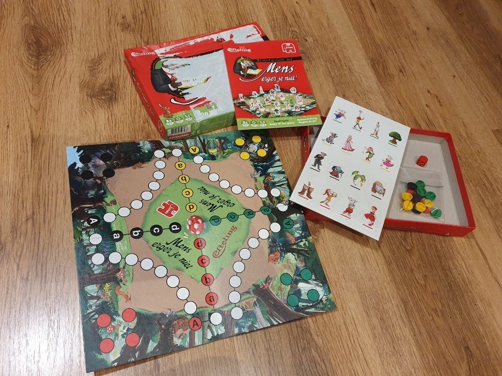 Spel mens erger je niet efteling, Ophalen