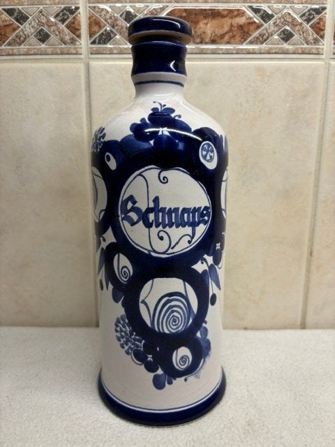 Duitse Aardewerk Schnaps Kruik, Ophalen of Verzenden