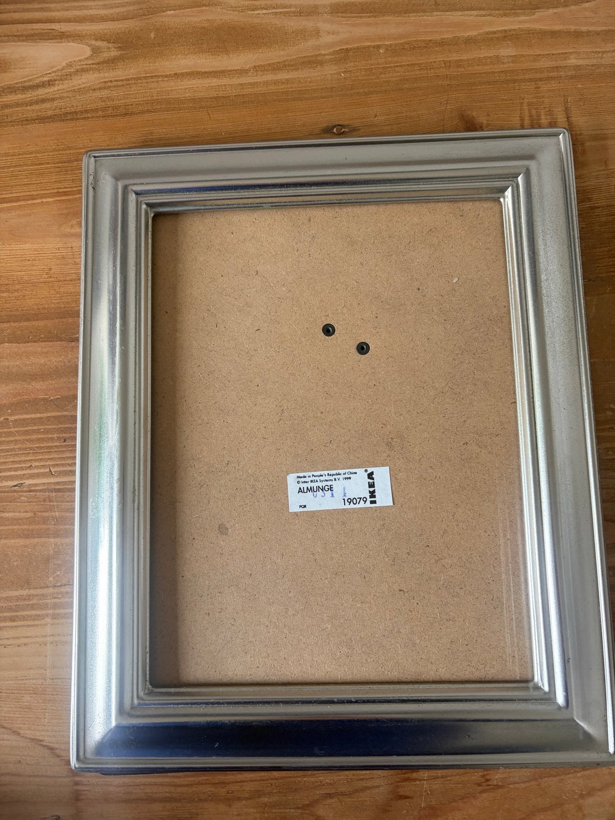 Gratis Zilverkleurige fotolijst (IKEA en HEMA), Ophalen, Gebruikt, Metaal of Aluminium, Minder dan 50 cm