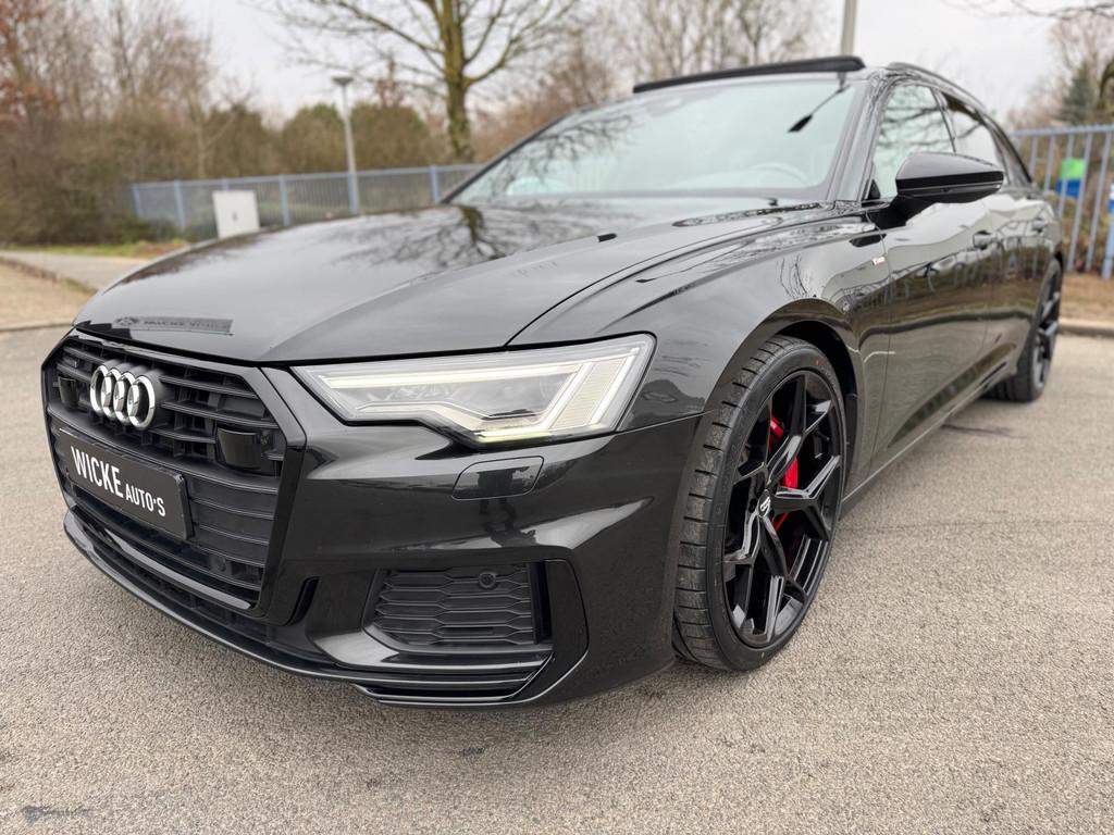 Audi A6 Avant 55 TFSI e quattro Competition 367 PK Pano Lede, Automaat, Gebruikt, 4 cilinders, Zwart