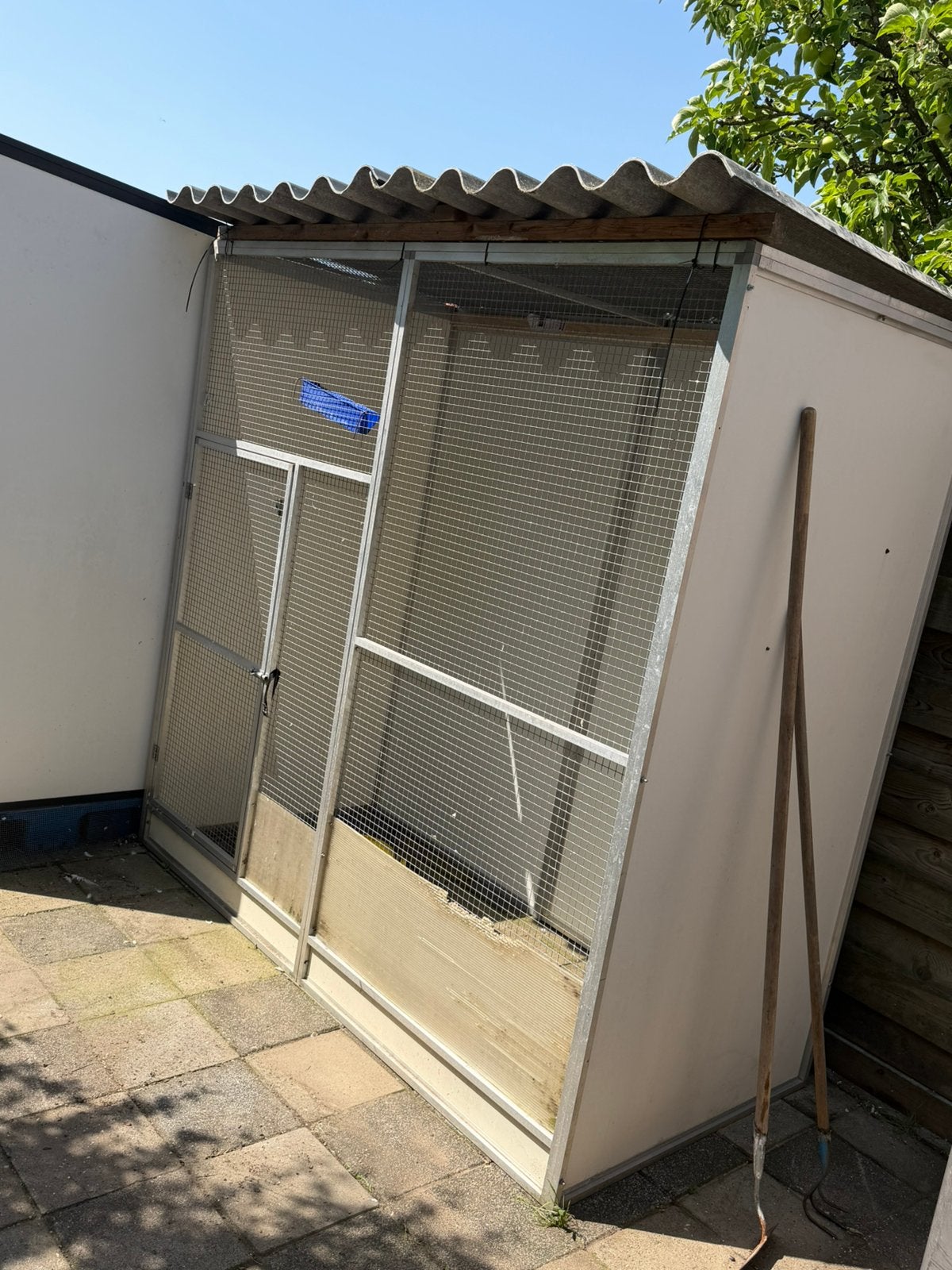 Voliere duivenren ren postduiven duiven, Dieren en Toebehoren, Ophalen of Verzenden, Zo goed als nieuw, Aluminium, Volière