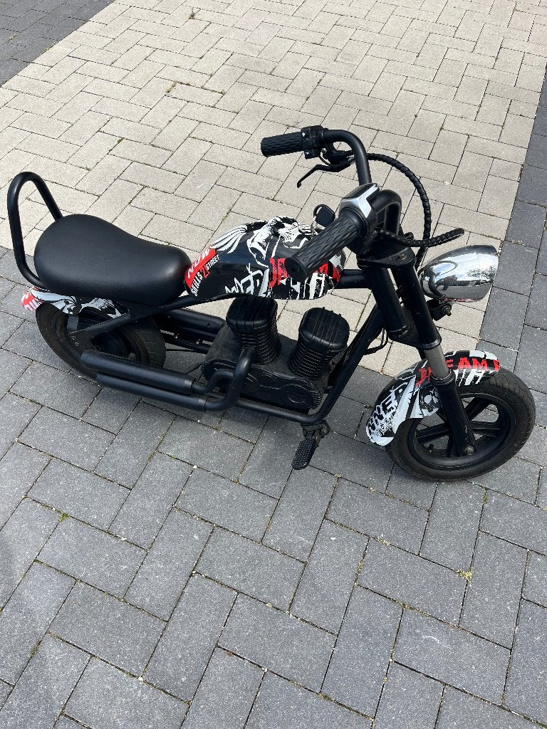 Kindermotor mini Harley e-bike kinder motor elektrische, Ophalen of Verzenden, Zo goed als nieuw