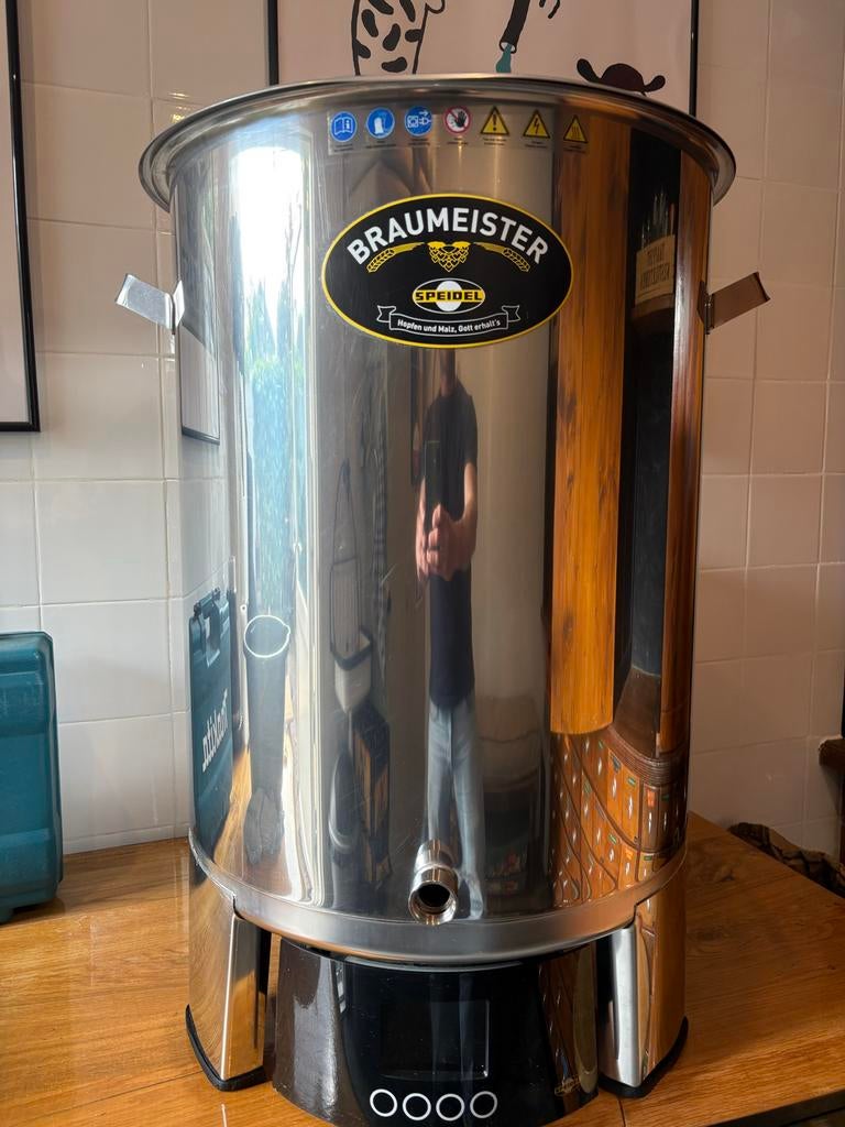 Brouwinstallatie: Braumeister 50L, moutmolen, koeler, Ophalen, Gebruikt