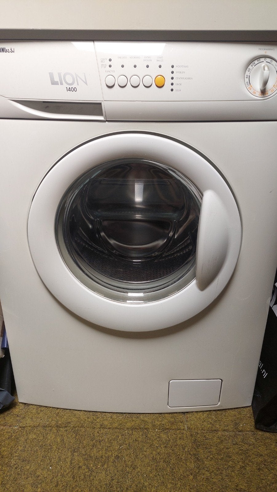 Zanussi Lion 1400 Wasmachine - Voorlader, Ophalen, Gebruikt, Voorlader, 85 tot 90 cm