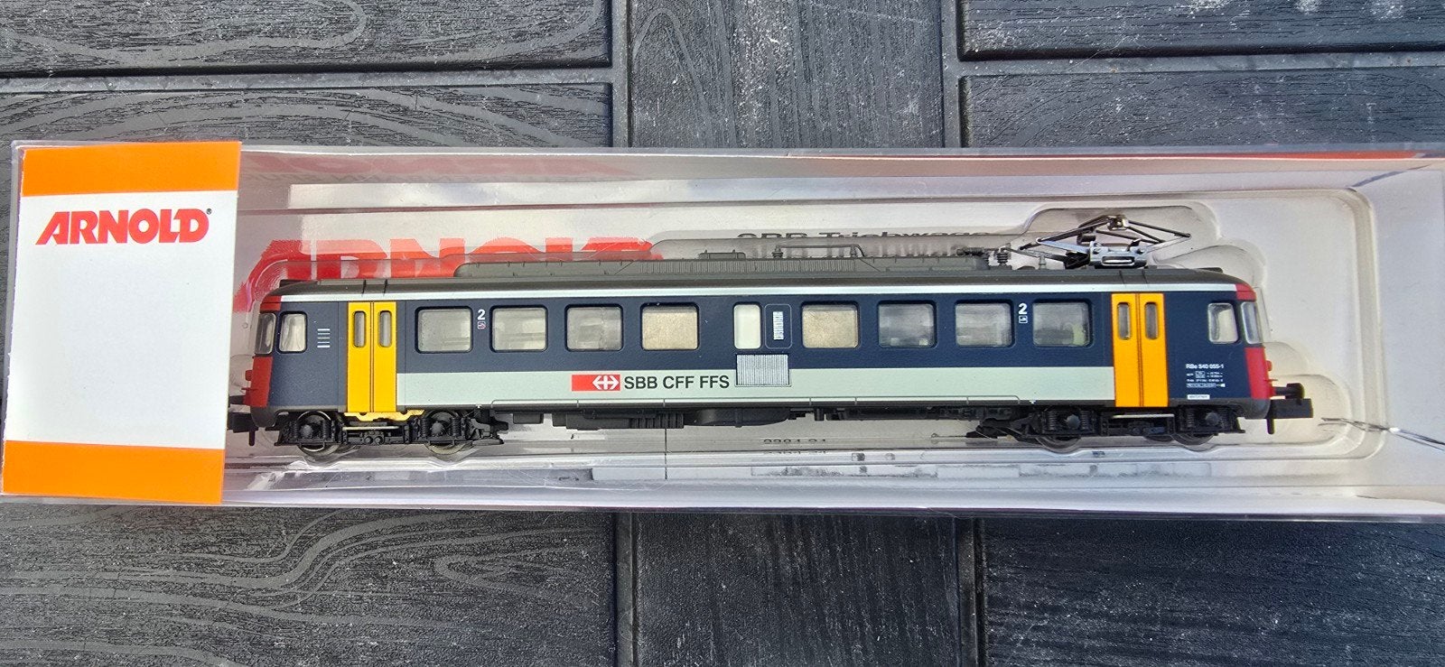 Arnold 2384 SBB Rbe4/4 in bonte kleuren top ovp!, Hobby en Vrije tijd, Modeltreinen | N-Spoor, Arnold, Ophalen of Verzenden, Zo goed als nieuw