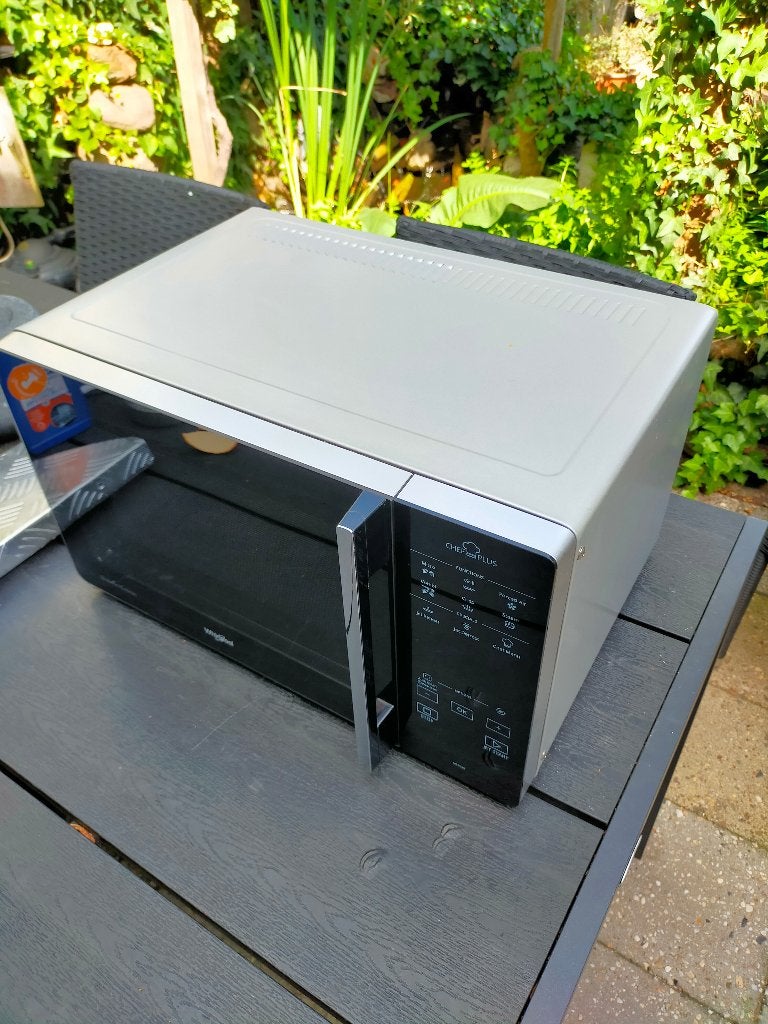Whirlpool Micro/grill/stoom combi oven., Ophalen, Minder dan 45 cm, Whirlpool, Zo goed als nieuw