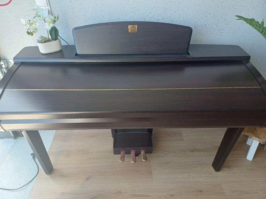 Yamaha CVP-407 Clavinova – Luxe topmodel, Gebruikt, Bruin, ., Digitaal