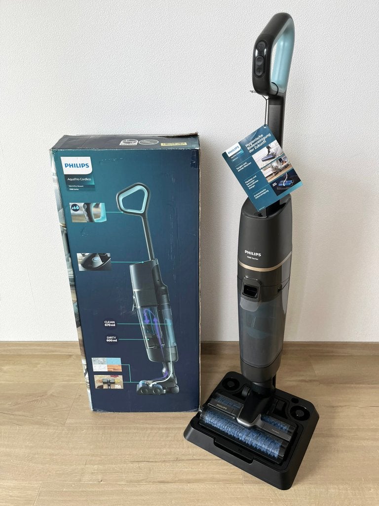 Philips AquaTrio Snoerloze Wet & Dry Stofzuiger 7000 Series, Ophalen, Dweilfunctie, Philips, Zo goed als nieuw