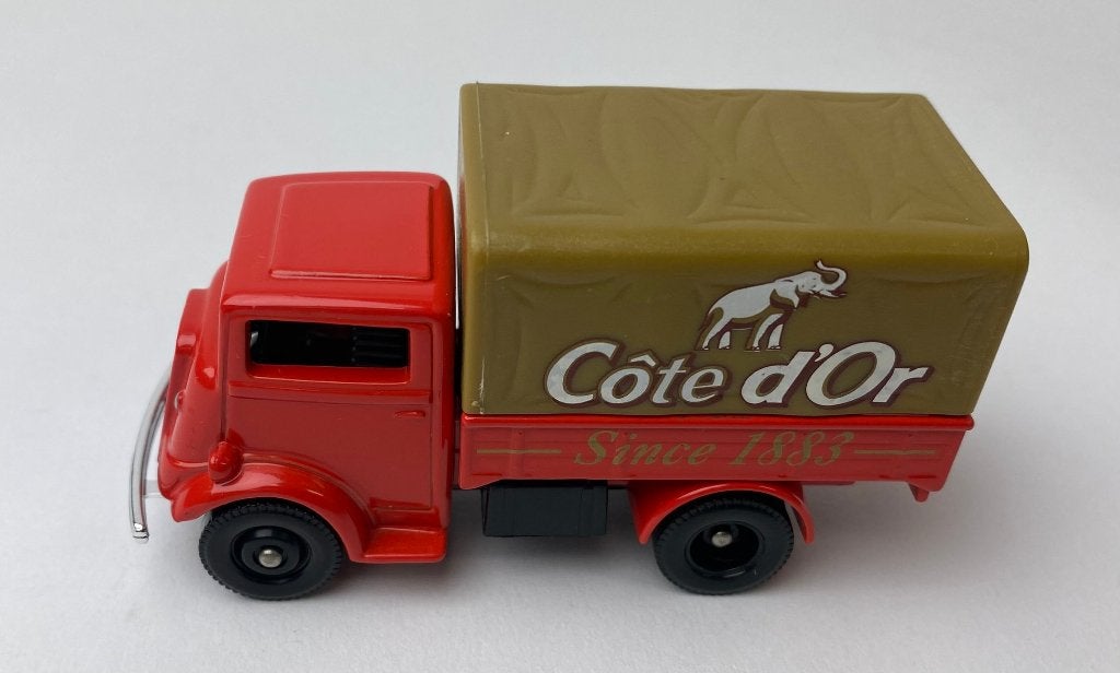 Atlas 1:43 Ford Fordson 7V - Cote Dor rood, Overige merken, -, Nieuw, Ophalen of Verzenden