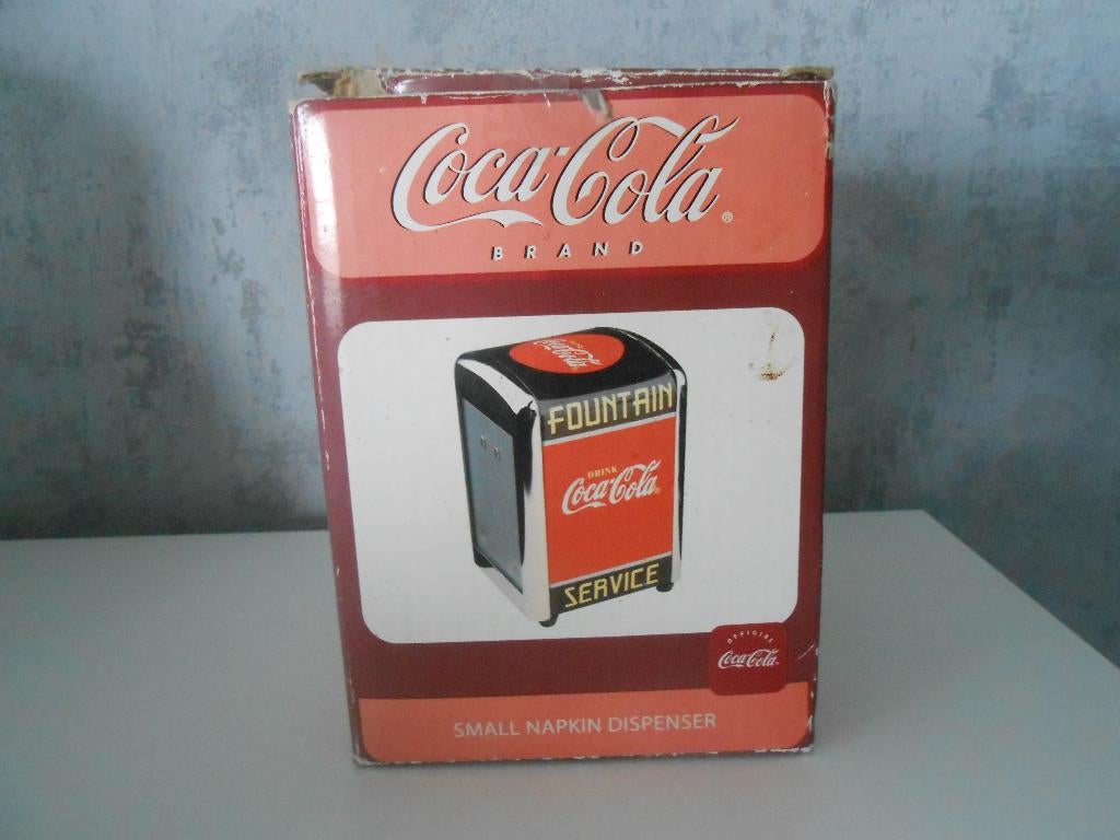 Coca-Cola Kleine Servet Dispenser, Ophalen, Nieuw, Gebruiksvoorwerp