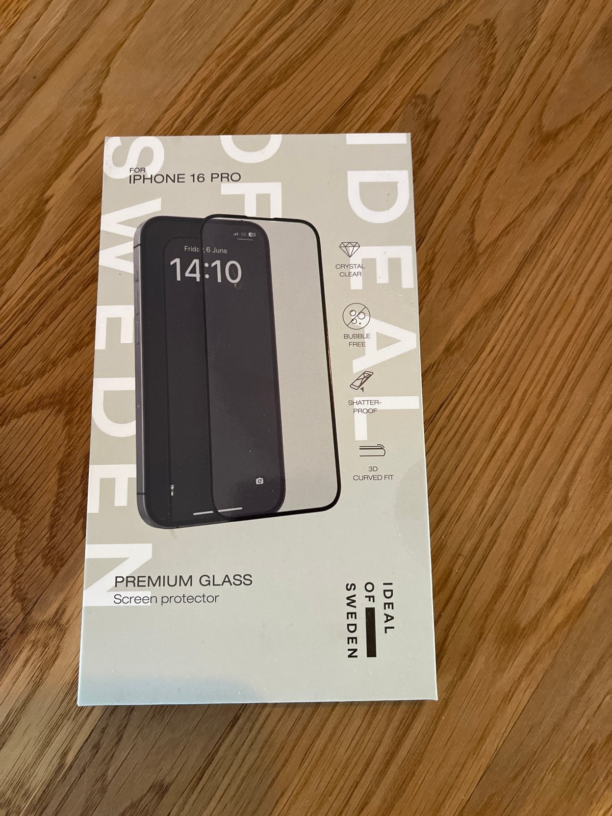 Ideal of Sweden Premium Glass Screenprotector iPhone 16 Pro, IPhone 16 Pro, Krasbestendig, Nieuw, Ideal of Sweden