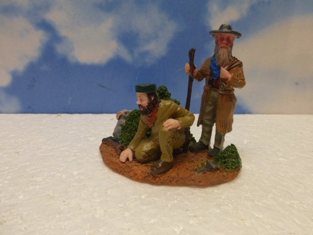 lemax hot on the trail kerstdorp scenery poppetjes figurines, Ophalen of Verzenden, Zo goed als nieuw