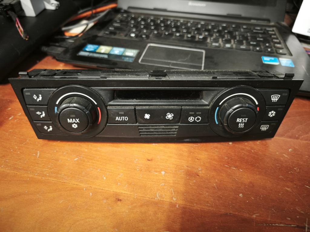 Bediening climate control kachel paneel BMW E90 E91 3 serie, Ophalen, B, W, M