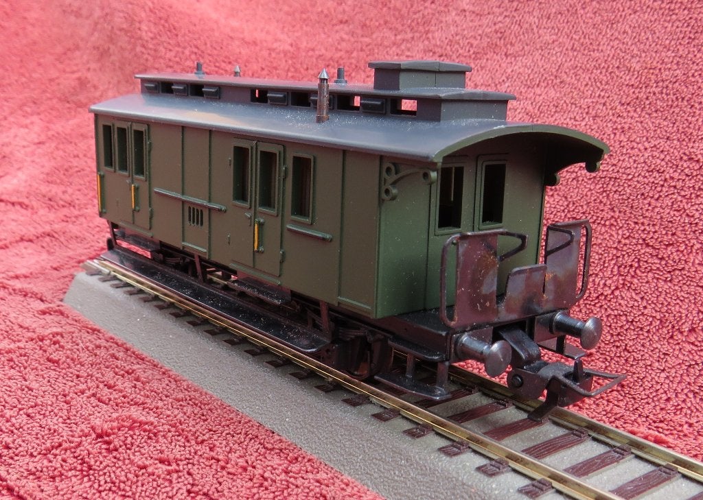 Fleischmann 1403, DRG postwagen. Jaren 60, Gelijkstroom, Fleischmann, Wagon, Ophalen of Verzenden
