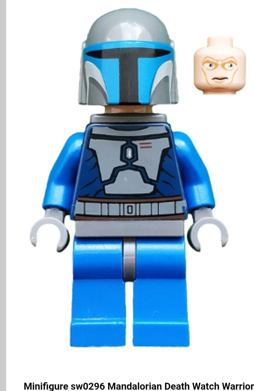 LEGO Star Wars sw0296 Mandalorian Death Watch Warrior, Ophalen of Verzenden, Zo goed als nieuw