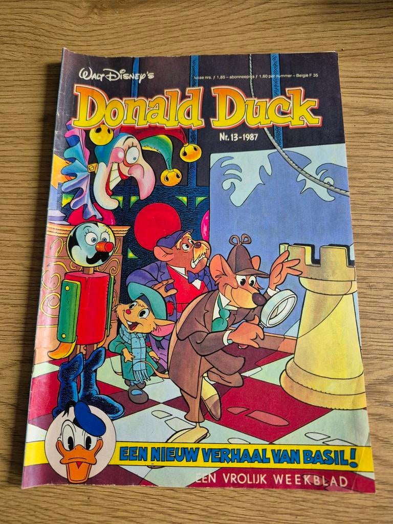 Donald Duck Weekblad Nr. 13 - 1987, Eén stripboek, Ophalen of Verzenden, Gelezen, Walt Disney