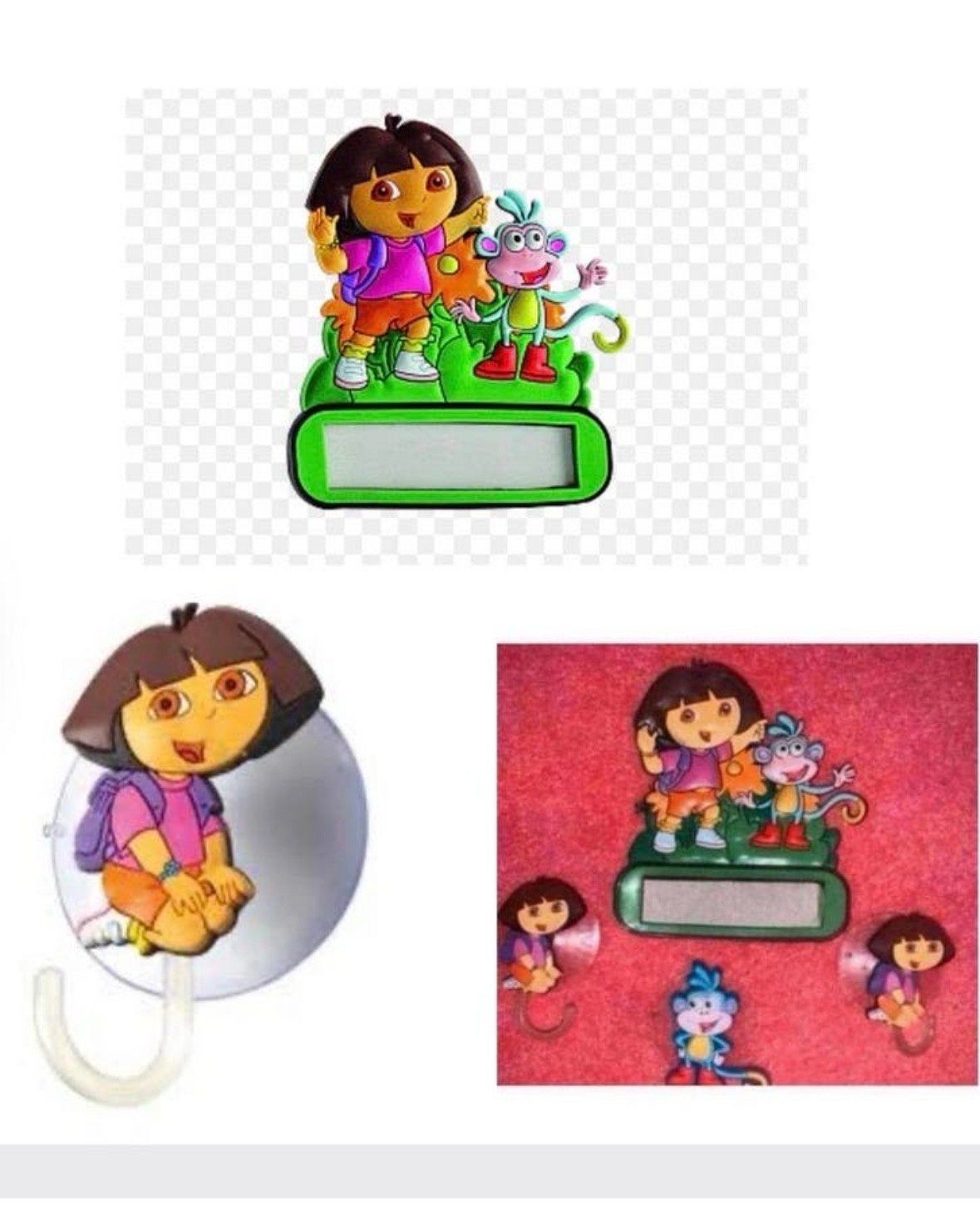 Dora the Explorer Decoratieset met Zuignappen, Ophalen of Verzenden, Gebruikt, Meisje