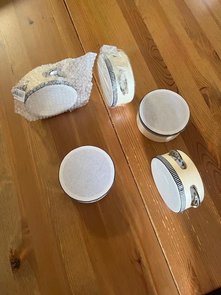 Kinder handtrommel set - 5 stuks, Ophalen of Verzenden, Nieuw