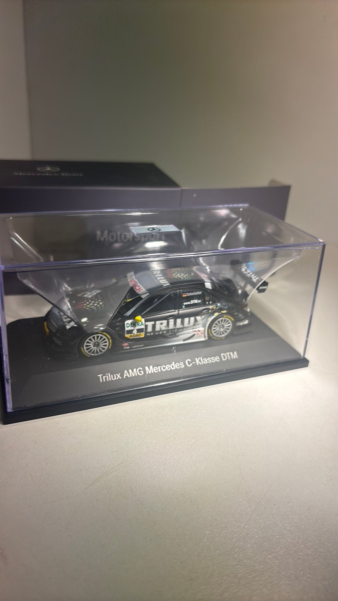 Mercedes amg c-klasse dtm #4 minichamps 1.43, Hobby en Vrije tijd, Auto, Ophalen of Verzenden, MiniChamps, A