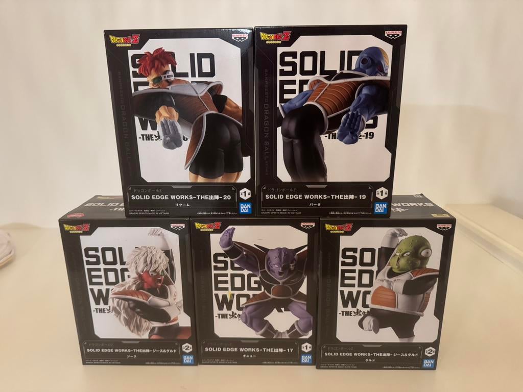 Bandai dragonball solid edge works Ginyu Force figures set, Ophalen of Verzenden, Nieuw