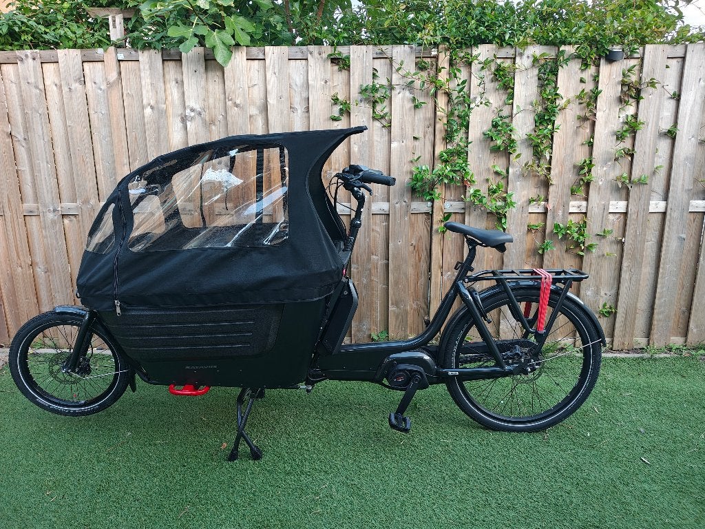 Batavus Fier 2 | Elektrische bakfiets | 445 km | €3750, Fietsen en Brommers, Fietsen | Bakfietsen, Huif, Zo goed als nieuw, 2 kinderen