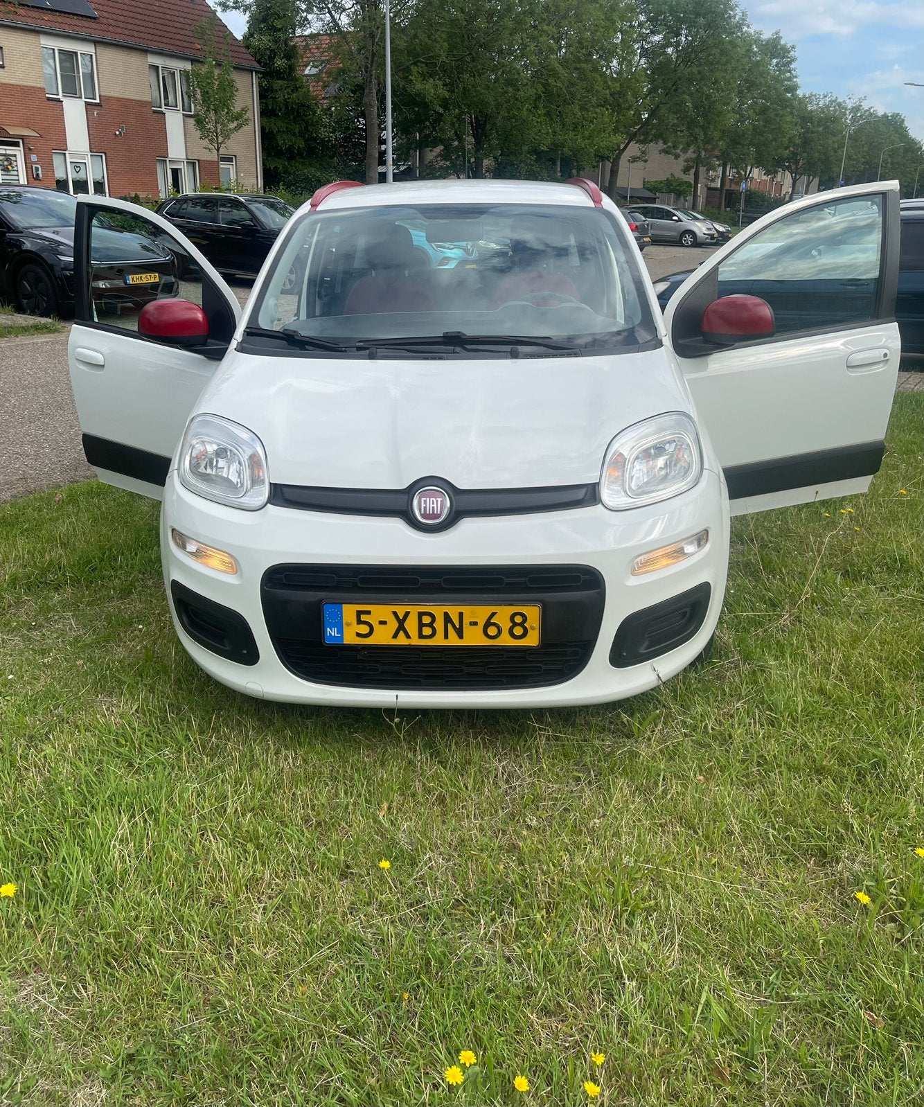 Fiat Panda 0.9 Twinair 44KW 2014 Wit, Auto's, Voorwielaandrijving, 31 €/maand, Panda, Wit