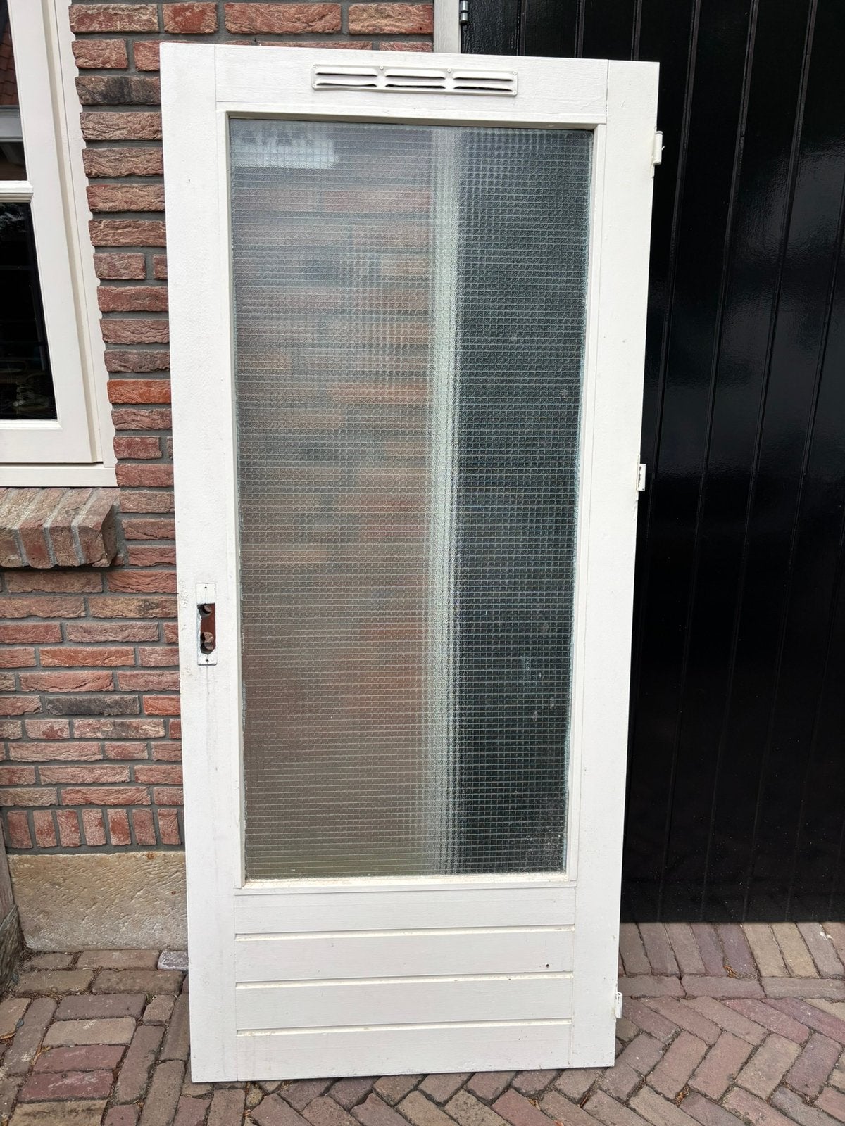 Buitendeur, Doe-het-zelf en Verbouw, Kozijnen en Schuifpuien, 75 tot 150 cm, Deurkozijn, Ophalen of Verzenden, Zo goed als nieuw