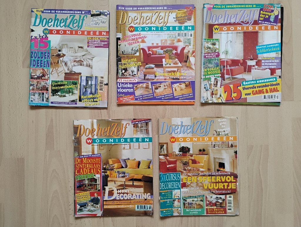 5 x Tijdschrift Doe het zelf uit 1996 Doehetzelf, Ophalen of Verzenden, Gelezen, Overige typen