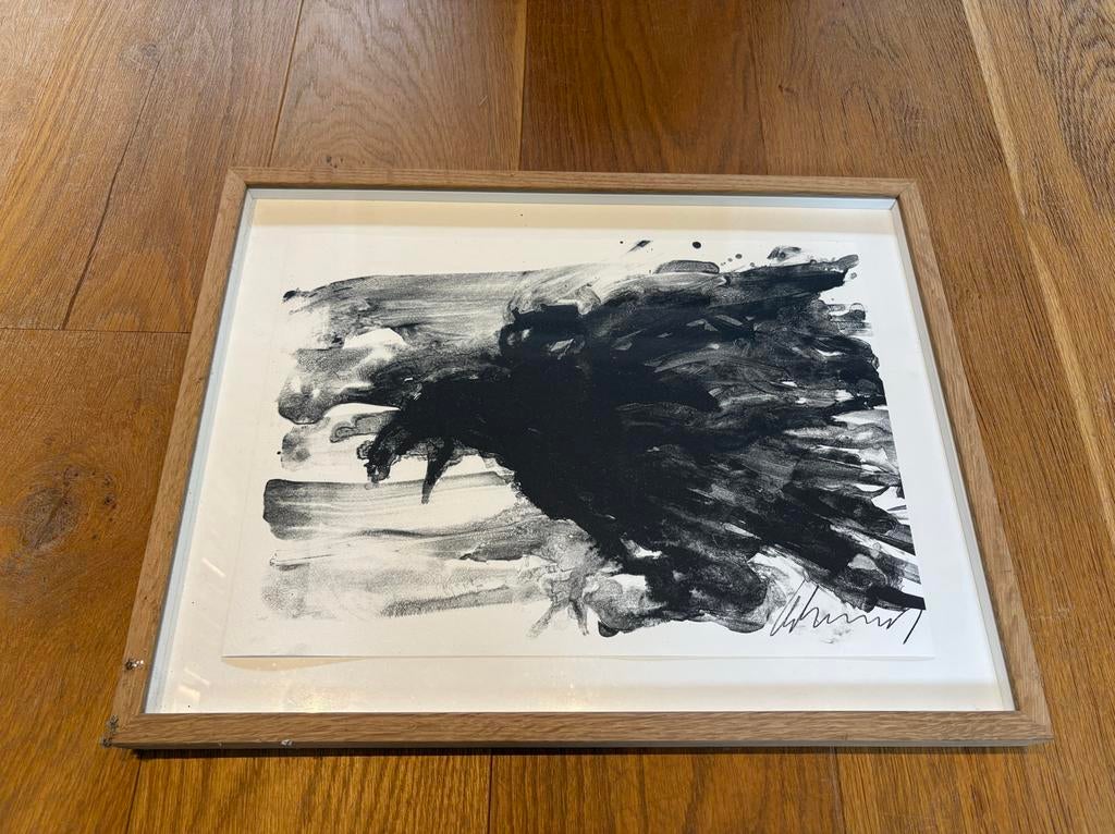 Christian Lemmerz Lithografie - Abstracte Kunst, Ophalen of Verzenden