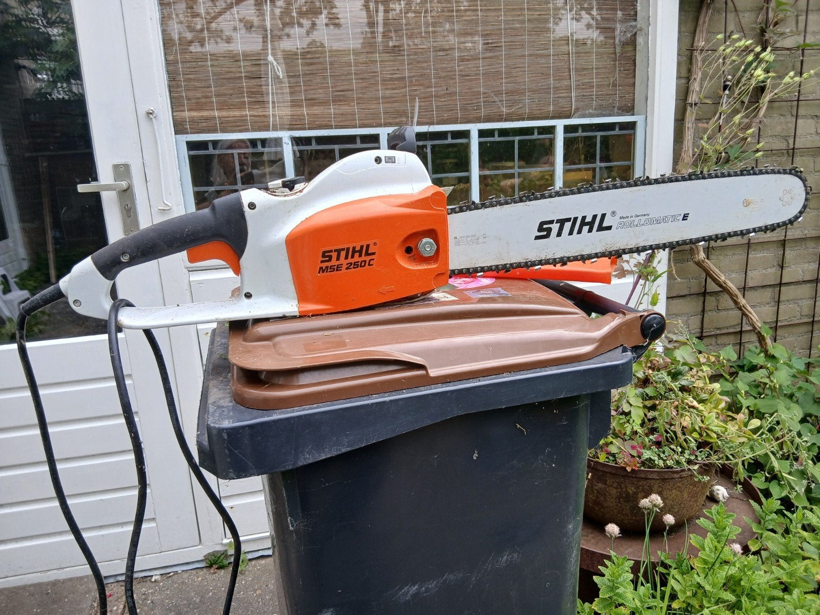 Stihl MSE 250 C elektrische kettingzaag, Ophalen, Stihl, Gebruikt, 70 mm of meer